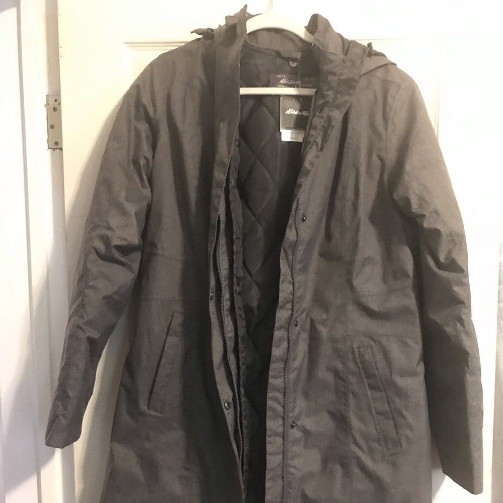 Eddie Bauer Girl on the Go insulated trench coat